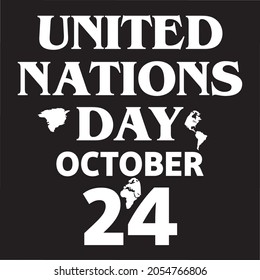 United Nations Day - October 24 - Men's and Women's T-Shirt design