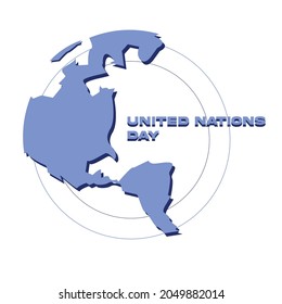 United Nations Day Vector Illustration