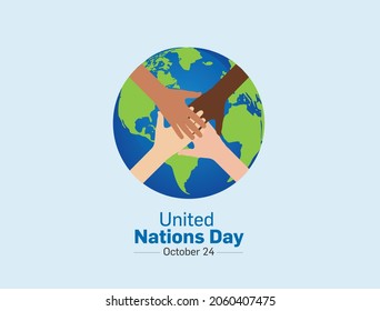 United Nations Day Vector Illustration. 24 October, United Nations Day Concept Background.