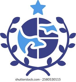 United Nations Icon Element For Design