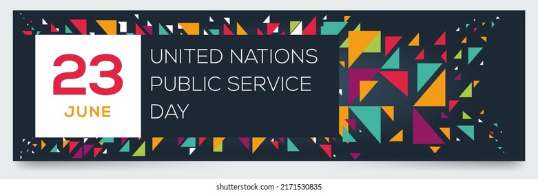 United Nations Public Service Day, held on 23 June