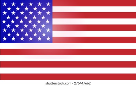 United Stage flag with gradient vector 