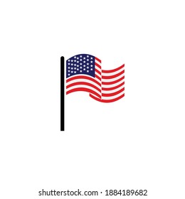 united state of America icon flags vector symbol of country