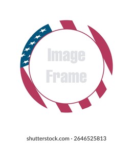 United State flag Image frame