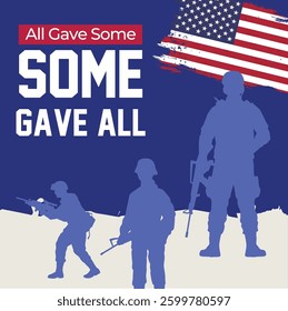 united state memorial day design template