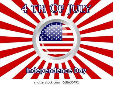 united Stated independence day Celebration of 4th of July, Holiday in United States of America.