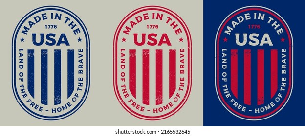 United States 1776 Logo Font Design Oval Up