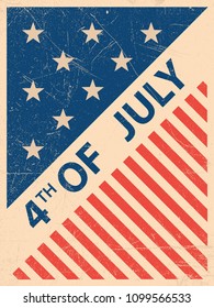 United States of America. 4th of July. Independence Day. Vector 10.