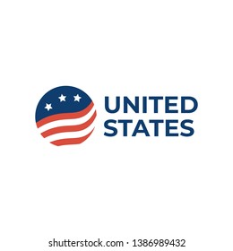 united states of america badge icon logo
