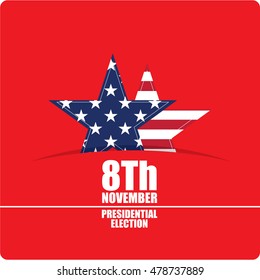 United states of America Election day, Vector illustration