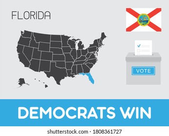 United States of America Elections Illustration for the State of Florida