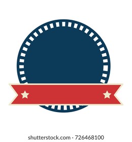 united states of america emblem frame