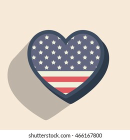united states of america emblem icon vector isolated graphic