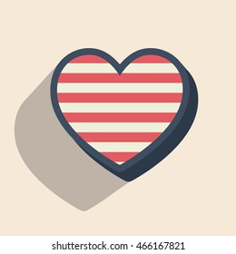 united states of america emblem icon vector isolated graphic