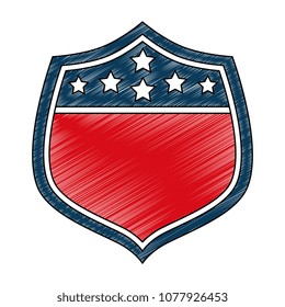 united states of america emblematic shield