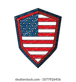 united states of america emblematic shield