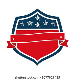 united states of america emblematic shield