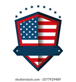 united states of america emblematic shield