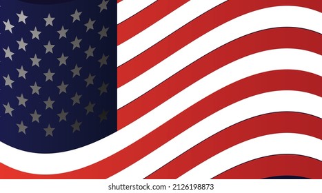 the united states of america flag