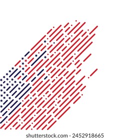 The United States of America Flag background, Stars and stripes background, Memorial Day concept