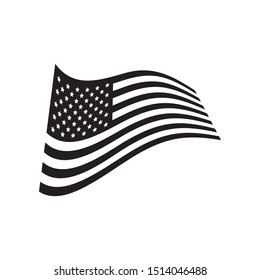 United states of america flag design template