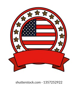 united states of america flag emblem