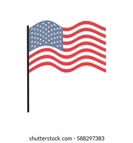 united states of america flag emblem