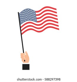 united states of america flag emblem