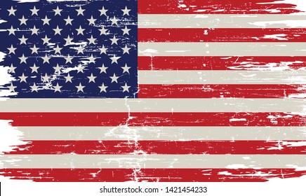 United States Of America flag grunge background