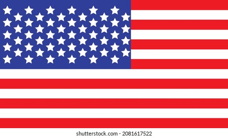 United States of America FLAG. illustration of American Flag for Independence Day. USA flag vector illustration eps10. USA flag background.