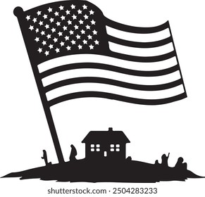 United States of America Flag Set