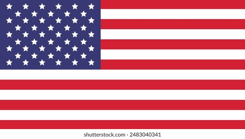 United States of America flag. Vector illustration design