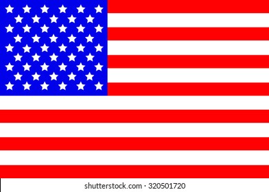 United States america Flag Vector