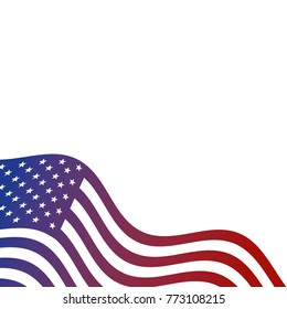 united states of america flag waving image