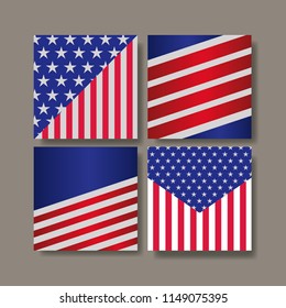 united states of america flags