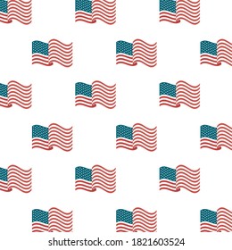 diseño de ilustraciones vectoriales de banderas de estados unidos