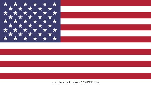 The United States of America Flag.vector EPS.10