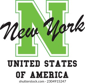 united states of america green canva