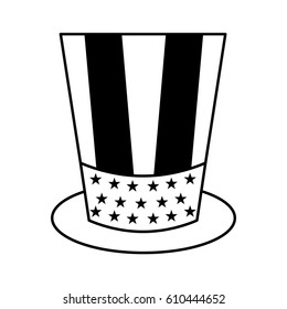 united states of america hat vector illustration design
