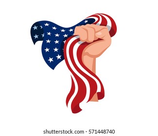 United States Of America Humanity Freedom Illustration - American Spirit