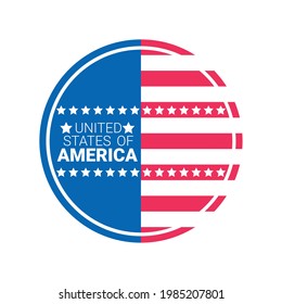 united states of america illustration