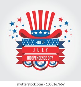 united states of america independence day greeting card, invitation card, 4 july