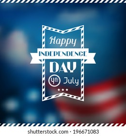 United States of America Independence Day greeting card.