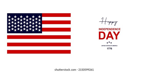United states of america independence day. Fourth of July Independence Day. Vector illustration
