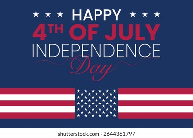 United States of America Independence Day Celebration background. 4th of July happy independence day background