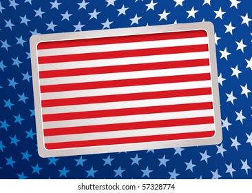 United states of america inspired stars and bars background