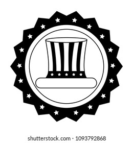 united states of america lace with hat