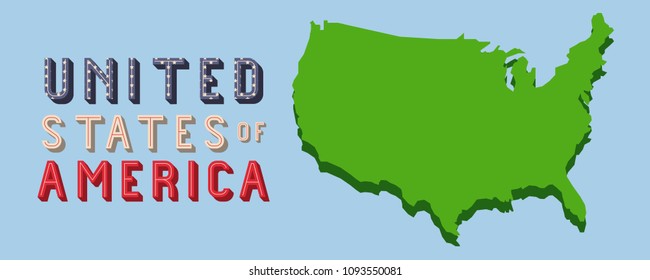 United States of America map