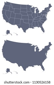 United States of America map