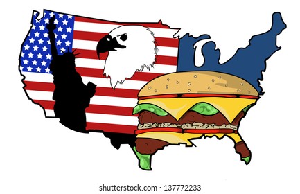 United States of America map